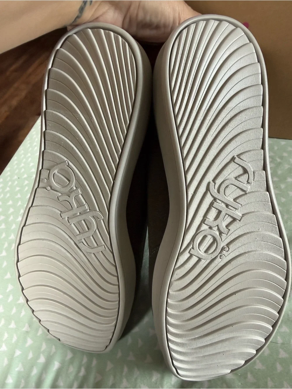 Ryka Slip-On Sneakers in Olive